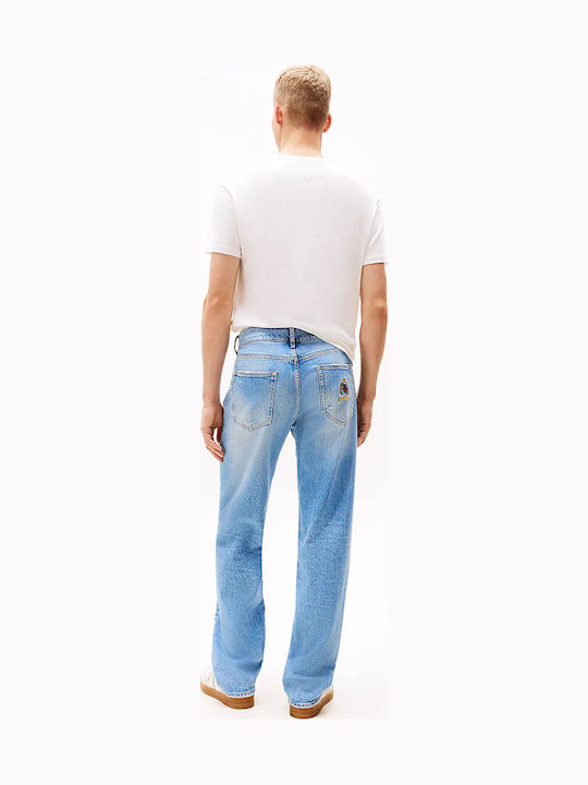 Men's Jeans Pants with Relaxed Straight Fit Denim