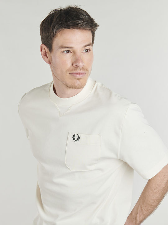 Herrenblusen Kurzarm T-Shirts Beige
