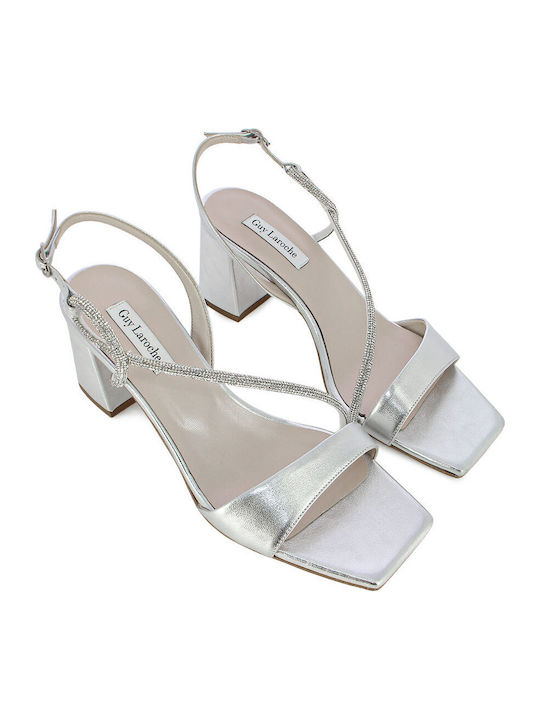 Damen Sandalen Silber