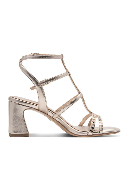 Damen Sandalen Gold