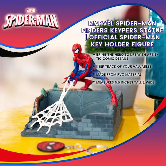 Marvel Spider-man Finders Keypers Suport Chei Statuetă Bază Depozitare