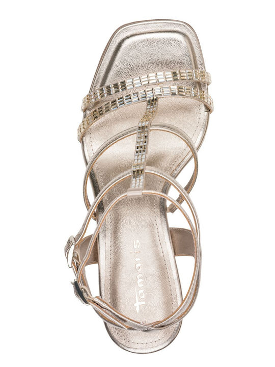 Damen Sandalen Gold