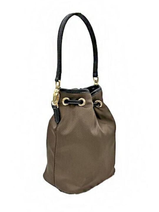 Stoff Damen Beutel Crossbody Khaki