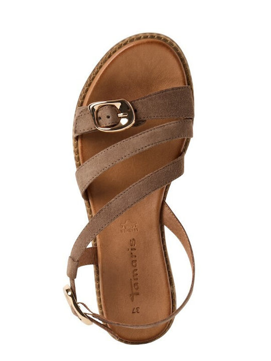 Leather Sandals Beige