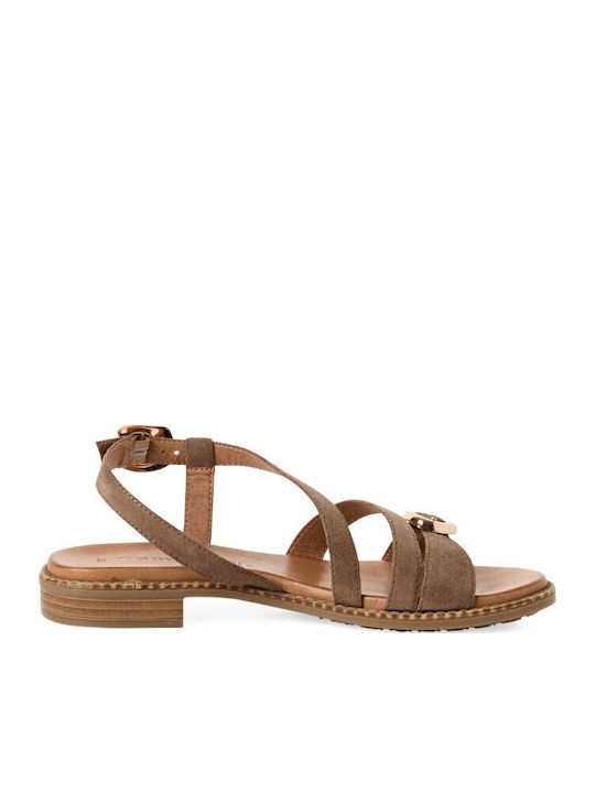 Leather Sandals Beige