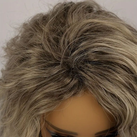 Animis Beauty Wig with Synthetic Hair in Gray Color 71cm