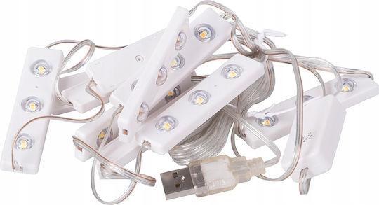 Lumină pentru Oglindă de Machiaj LED Tensiune 5V Alb Natural cu Alimentare USB