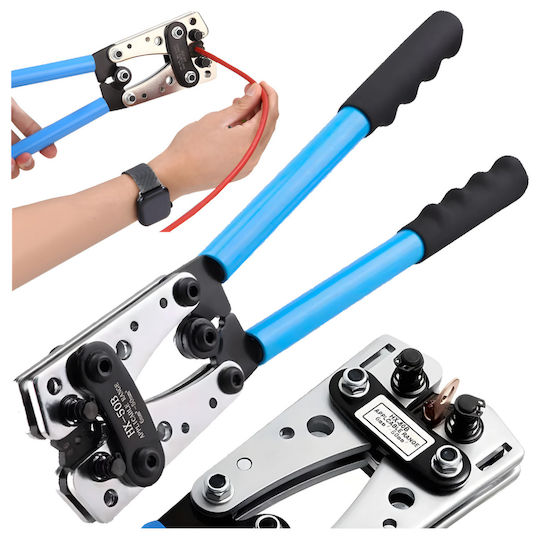 Crimping Pliers Cables Copper Aluminum Ends Zola Working Range 6-50 Mm² 39 Cm