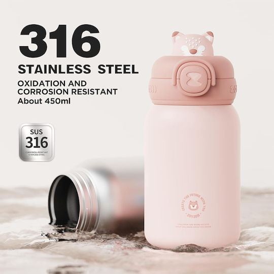 Zoy Zoii Kids Thermos Water Bottle E8 450ml Fox