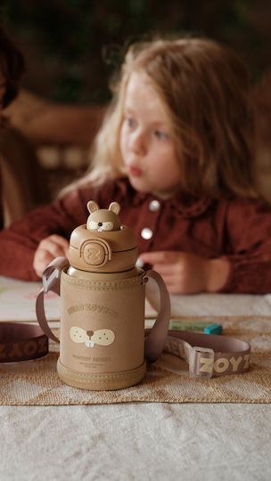 Zoy Zoii Kids Thermos Water Bottle E8 450ml Bunny