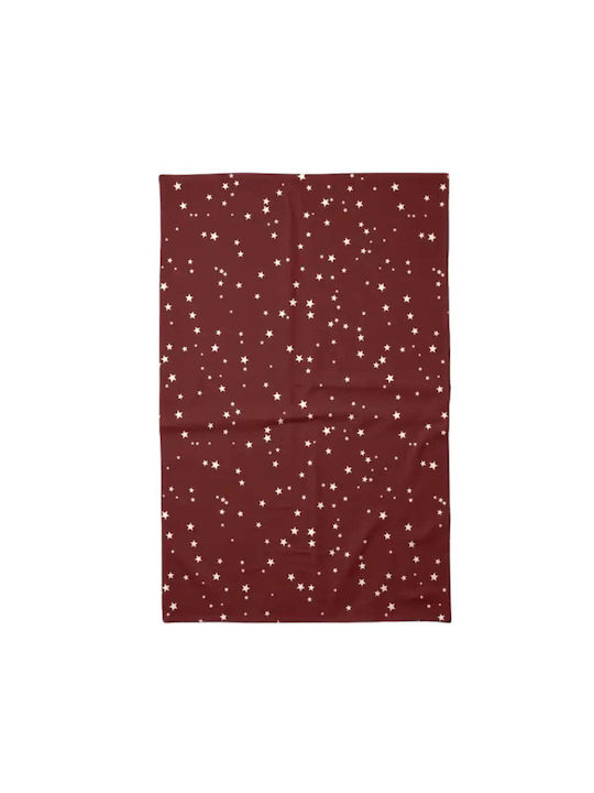 Set Of Christmas Cotton Kitchen Towels Stars 2 Pieces Pgst0066