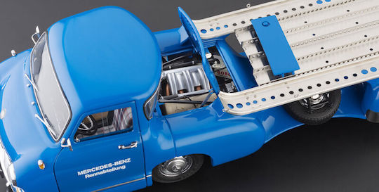 Cmc 1/18 Mercedes Benz 1954 Camion Transportor De Curse M-036