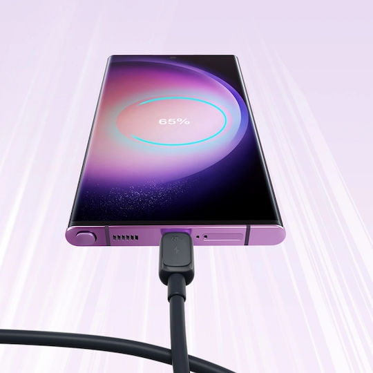 Joyroom S-CC100A14 USB 2.0 Cable USB-C male - USB-C 60W PD Μαύρο 1.2m