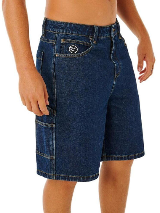 Herren Shorts Denim True Indigo
