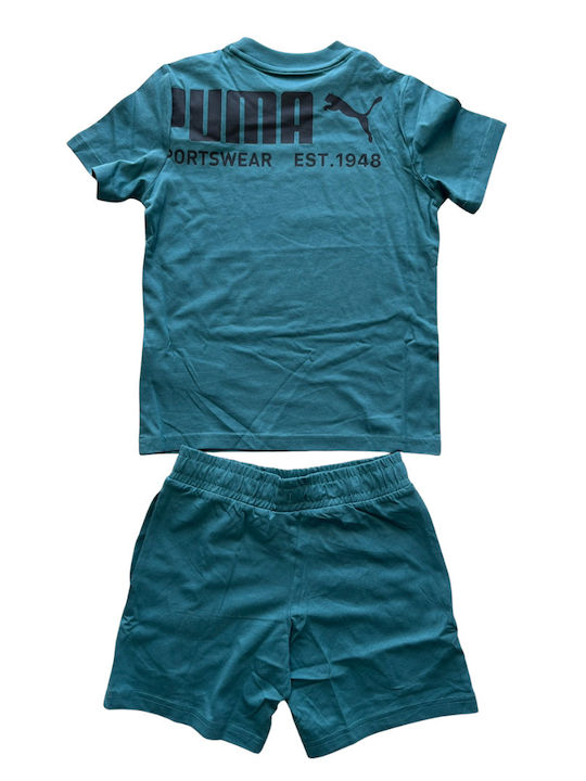 PUMA Kids Set with Shorts Summer 2pcs Green