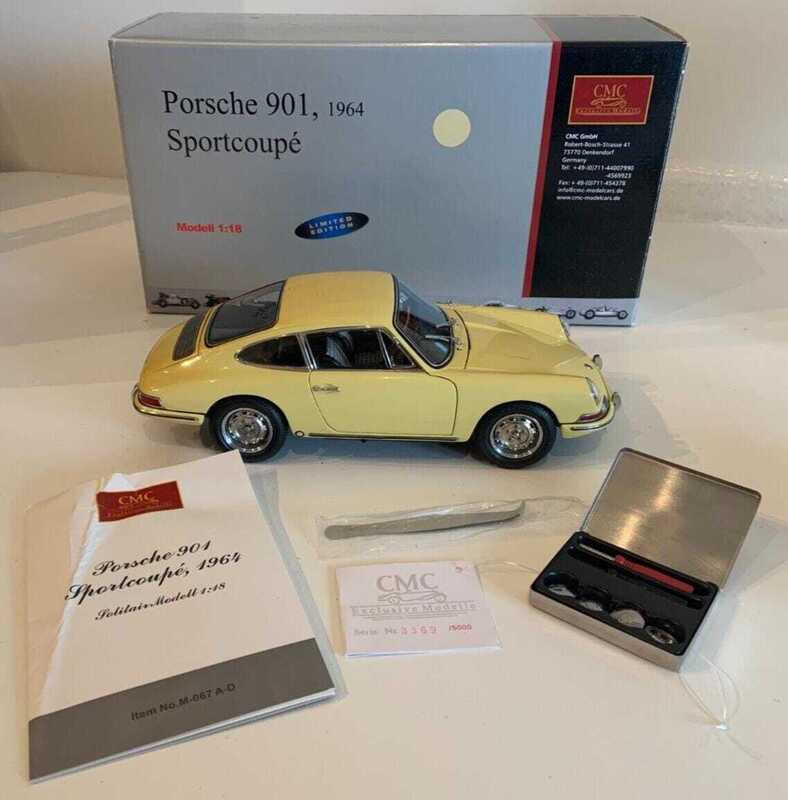 1:18 Cmc 1964 Porsche 901 Sportcoupe Champagne Yellow Limited