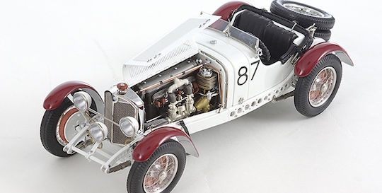 Cmc 1/18 Mercedes-benz Sskl White Elephant Mille Miglia 1931 M-055