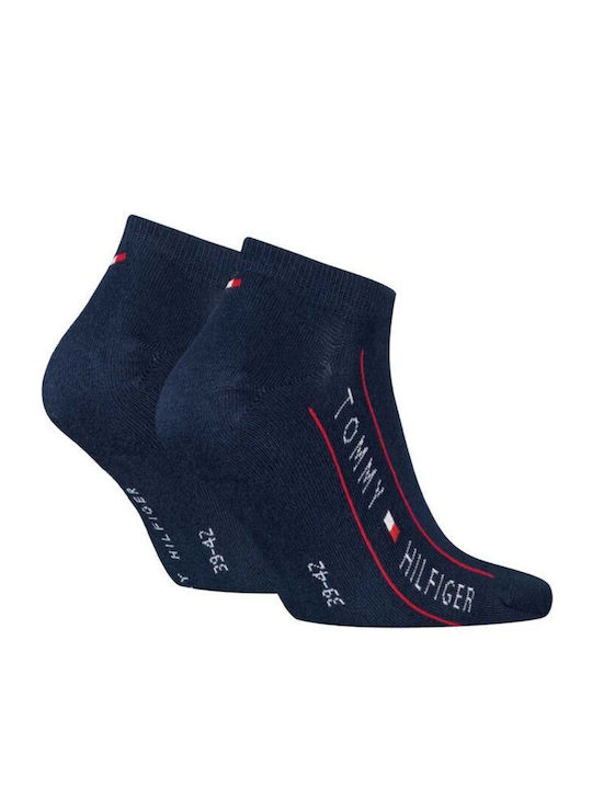 Tommy Hilfiger Ανδρικές Κάλτσες με Σχέδια Navy 2Pack Tommy Hilfiger Ανδρικές Κάλτσες με Σχέδια Navy 2Pack