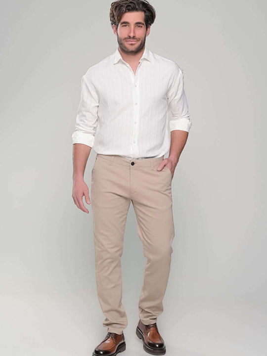 Pantalon Barbat Chino Bej