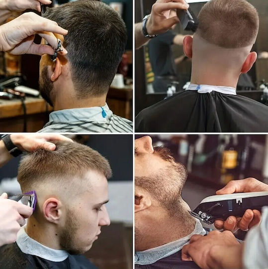 Set 5 Guler Hârtie De Gât De Unică Folosință Pentru Cape De Frizerie Zola Impermeabil Protejează În Timpul Tunsului Vopsirii Alb