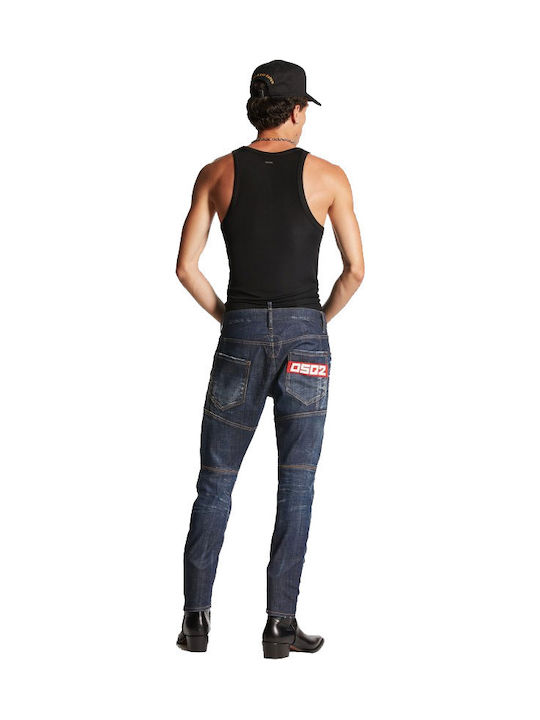 Tidy Biker Men's Jeans Pants Dark