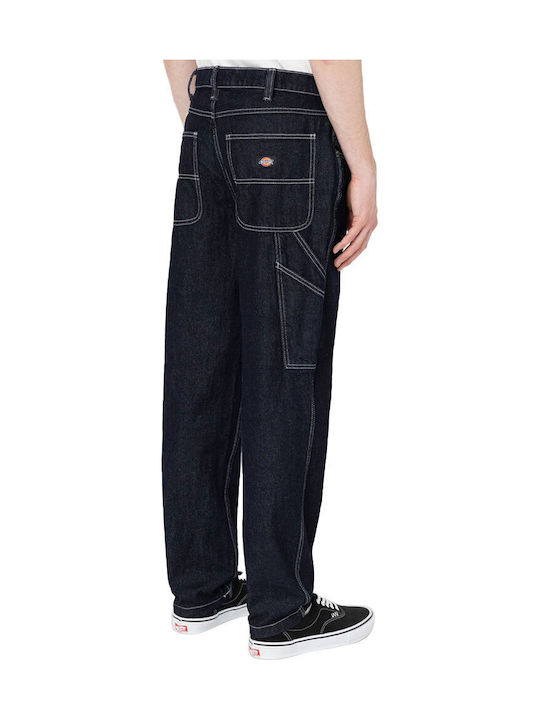 Madison Ανδρικό Παντελόνι Τζιν με Loose Baggy Εφαρμογή Μπλε