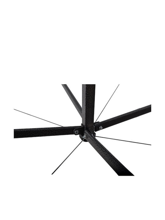 Ankor Zusammenklappbares Gazebo Garten Grau 3x3m