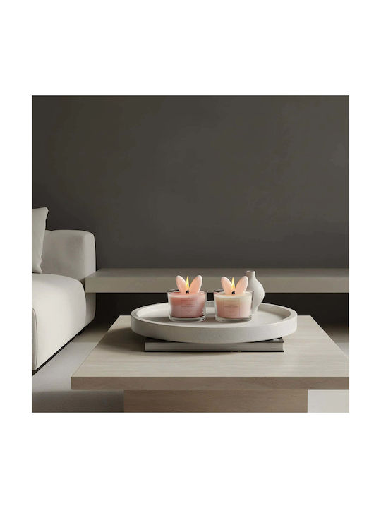 Phos & Gaia Aromatic Soy Candle in Jar with Vanilla Perfume 2 Pieces