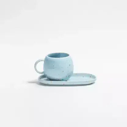 Egg Back Home Κούπα Κεραμική Μπλε 250ml