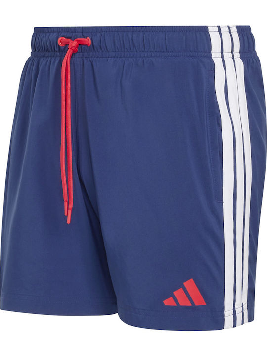 adidas Men's Swimwear Shorts Blue Striped