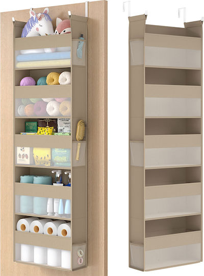 Songmics Κρεμάστρα Πόρτας 5 Θέσεων Μεταλλική 40x15x140εκ.