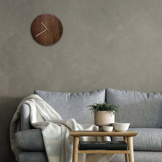 Phos & Gaia Silent Wooden Wall Clock