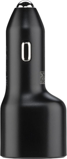 Samsung Φορτιστής Αυτοκινήτου 40W με Θύρες: 1xUSB 1xType-C Μαύρος