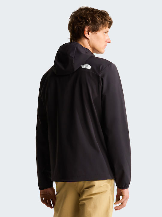 Winter Softshell Waterproof and Windproof Jacket Black