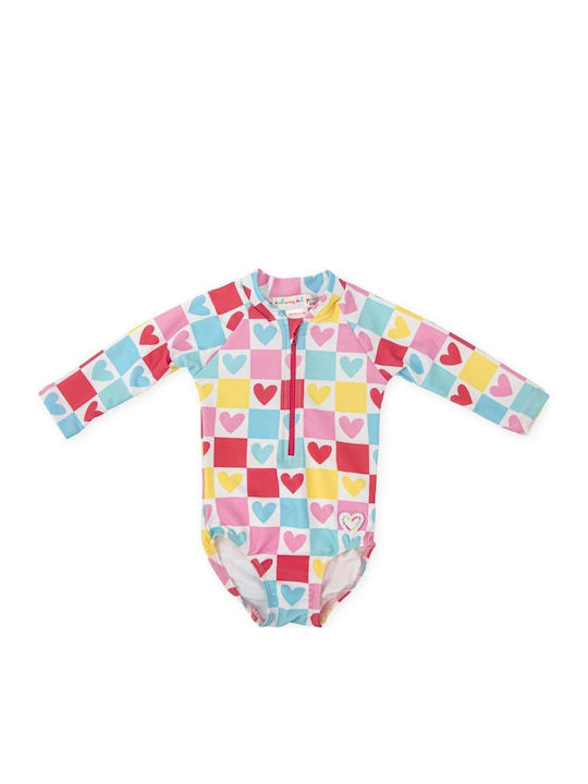 Agatha Ruiz De La Prada Детски Цял Бански С Дълъг Ръкав Многоцветен