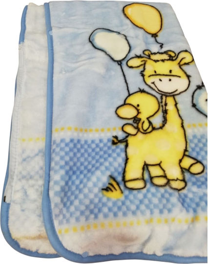 Sunshine Samt Babydecke & Wickeltuch für Kinderzimmer Rosa 80x90cm