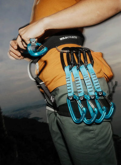 Wild Country Wildhybrid Quickdraw Climbing Express 12 Cm Black Turquoise