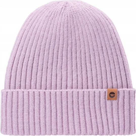 Beanie Women's Knitted Beanie in Purple Colour