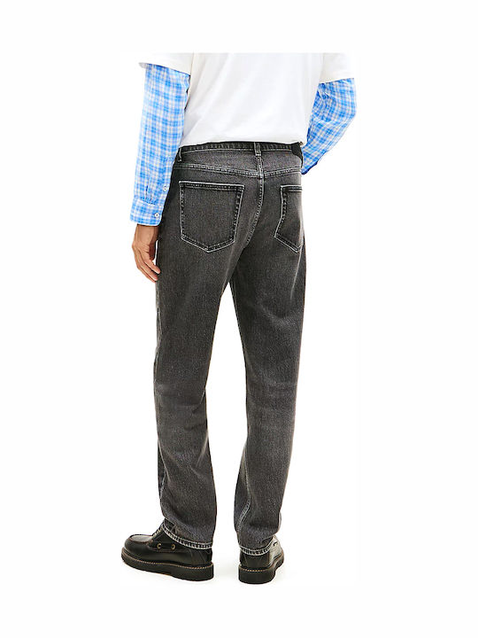 Tommy Hilfiger Ανδρικό Παντελόνι Τζιν Regular Fit Tapered Μαυρο