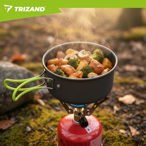 Trizand Σετ Μαγειρέματος για Camping 1200ml