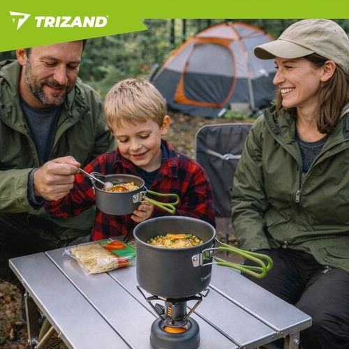 Trizand Σετ Μαγειρέματος για Camping 1200ml