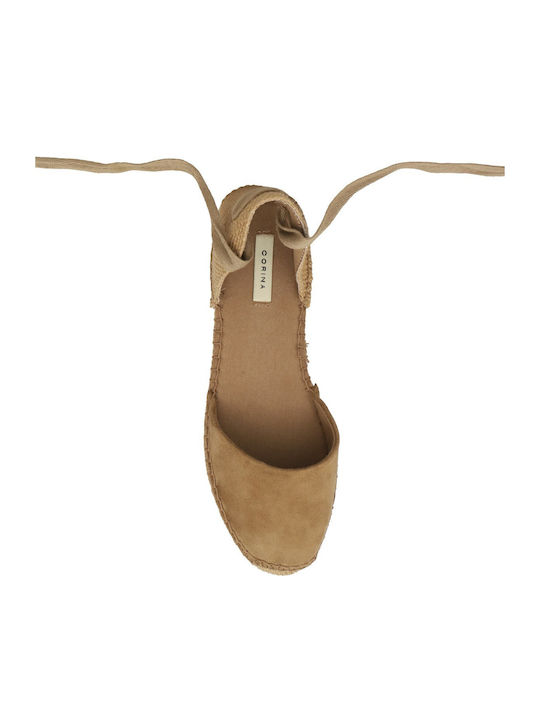Women's Espadrilles In Tabac Brown Colour
