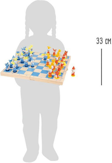 Small Foot Wooden Chess Pawns Red / Blue 2cm