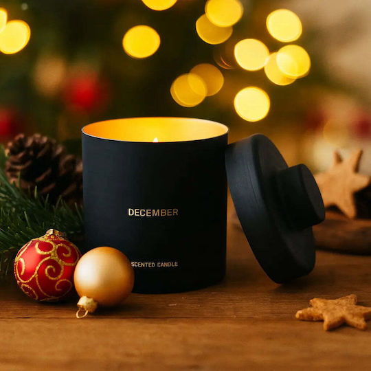 Aromatisches Kerze December Duft Safran Himbeere & Thymian Pghd0115