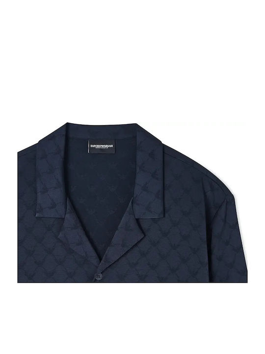 Emporio Armani Winter Men's Pyjama Blue