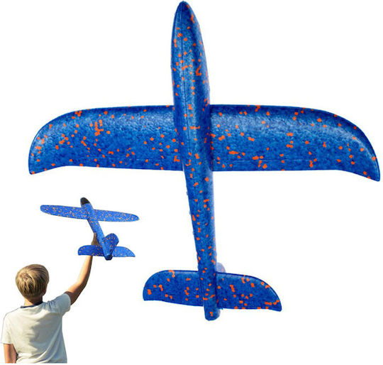 Flying Blue Styrofoam Airplane 49x47 Cm Aria Trade
