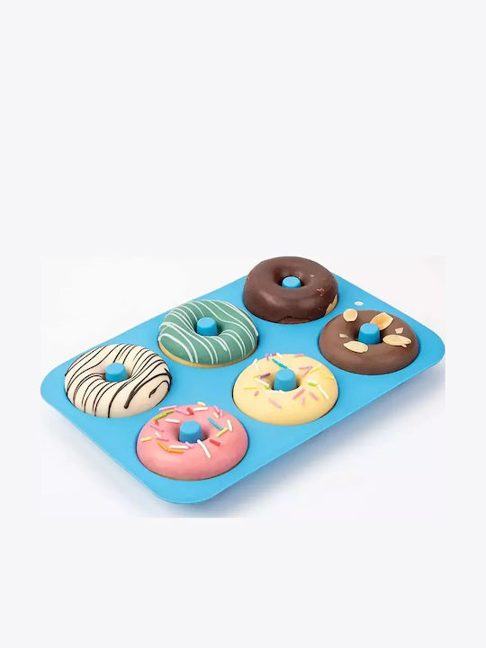 Pandaboo Bakeware Tin For Cupcakes/Muffins Made Of Silicone 6 Sockets