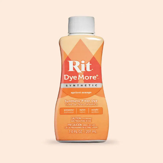 Rit Dyemore Liquid Βαφή Συνθετικών Υλικών – Apricot Orange 236ml