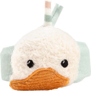 6702417 Sterntaler Edda Duck Wrist Rattle Fabric Baby Rattle Wrist Duck Edda