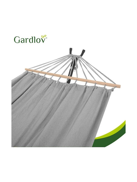 Gardlov Αιώρα Διπλή Υφασμάτινη με Βάση Γκρι 200x150εκ.